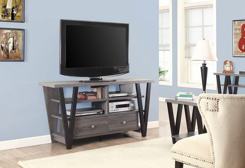 Modern Two-Tone TV Console