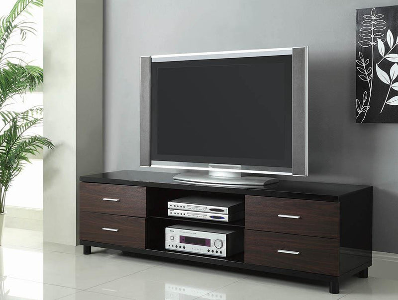 Gloss Black TV Console