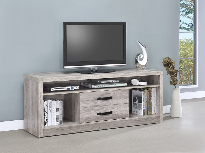 Modern Driftwood TV Console