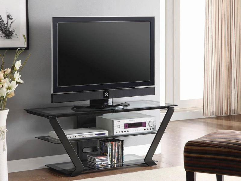 Sleek Black TV Console!!