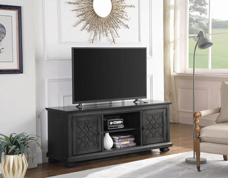 Rustic Grey TV Console