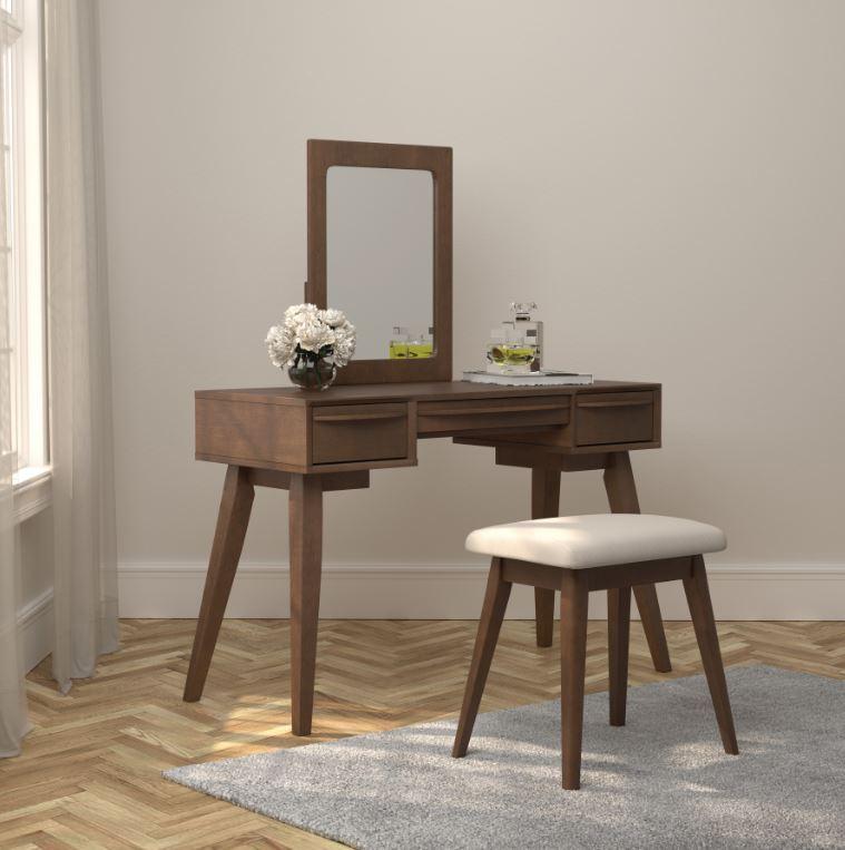 Medium Brown Vanity Set