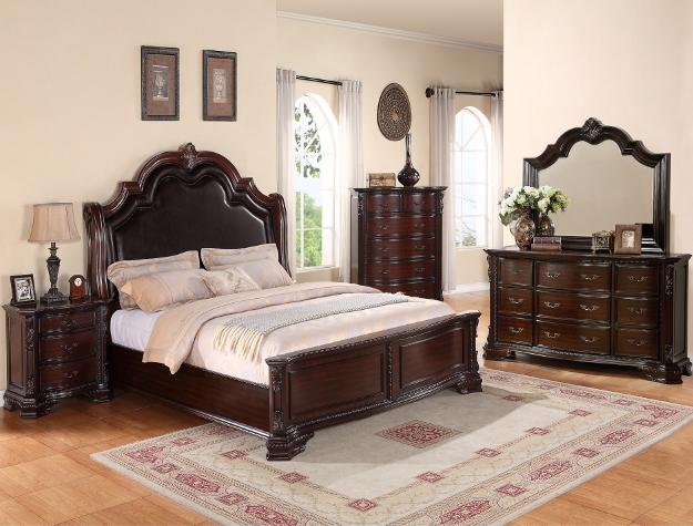 Dark Cherry Sheffield Bed